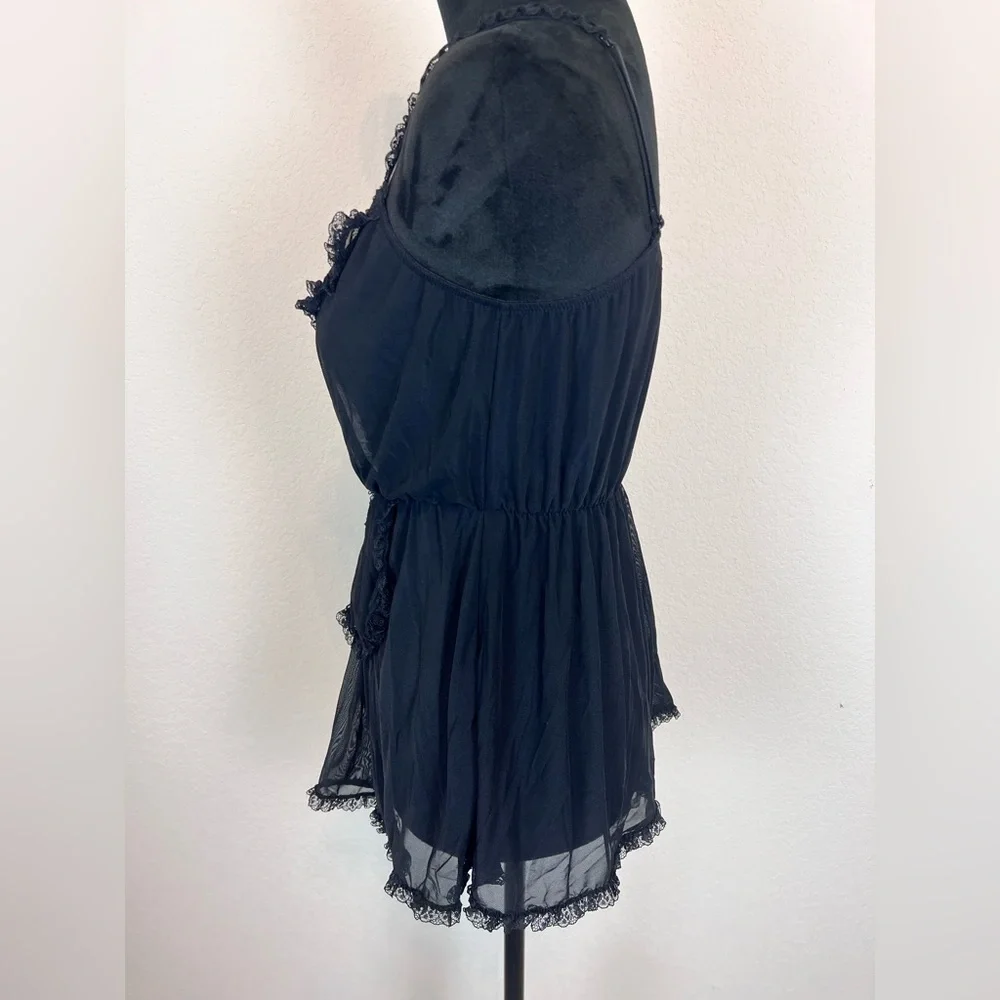 Victoria's Secret Sexy Little Things Mesh Maid Babydoll Slip Size Small - Picture 3 of 8